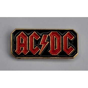 ACDC Gold Plated Enamel Pin Badge