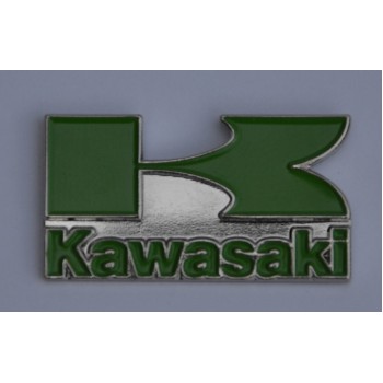 Kawasaki Biker Style Enamel Pin Badge