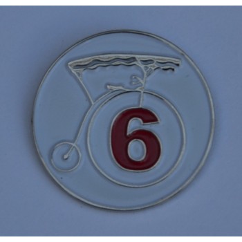 The Prisoner Number 6 Enamel Pin Badge