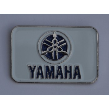 Yamaha Style Biker Pin Badge