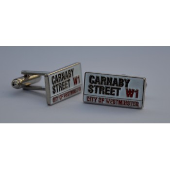 Carnaby Street Quality Enamel Cufflinks