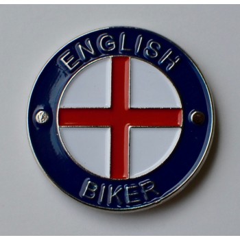 English Biker Enamel Pin Badge
