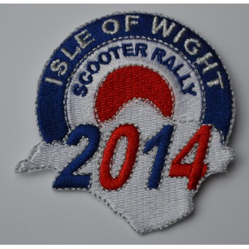 Isle of Wight Scooter Rally 2014 Souvenir Patch