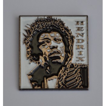 Jimi Hendrix Enamel Pin Badge