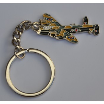 Lancaster Bomber Enamel Keyring