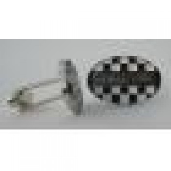 Lambretta Checkerboard Oval Cufflinks