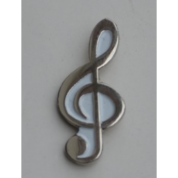Treble Clef Pin Badge