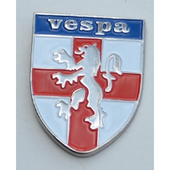 Vespa Shield Pin Badge