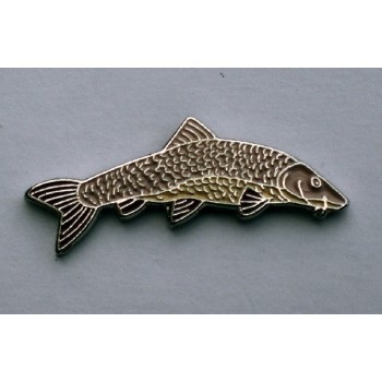 Barbel Enamel Pin Badge