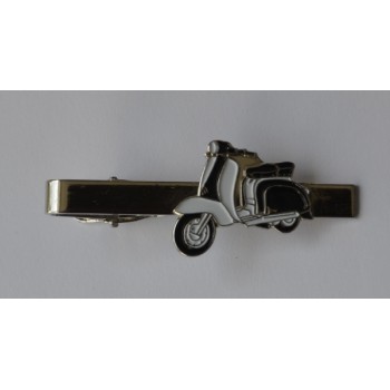 Black and White Lambretta Tie-Pin