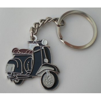 Black Vespa Keyring