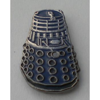 Doctor Who Style Whovian Blue Dalek Pin Badge