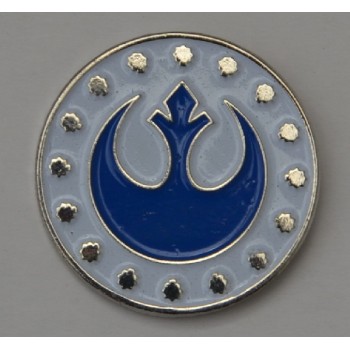 Star Wars Blue and White New Republic Logo Quality Enamel Pin Badge Star Wars Blue and White New Republic Logo Quality Enamel Pin Badge