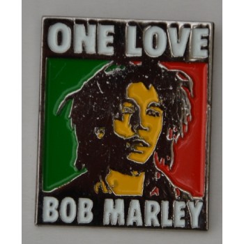 Bob Marley One Love Quality Enamel Pin Badge