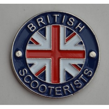 British Scooterists Pin Badge