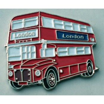 London Routemaster Bus Pin Badge