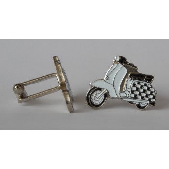 Checkerboard Special Lambretta Cufflinks Checkerboard Special Lambretta Cufflinks