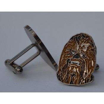 Star Wars Chewbacca Wookiee Quality Enamel Cufflinks Star Wars Chewbacca Wookiee Quality Enamel Cufflinks