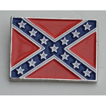 Confederate Rockabilly Flag Pin Badge