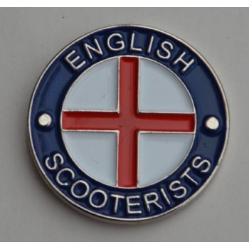 English Scooterists Pin Badge