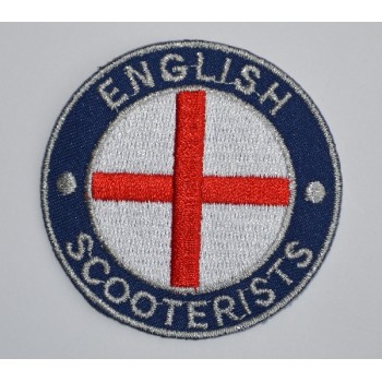 English Scooterists Sew-On or Iron-On Patch