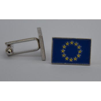European Union Flag Quality Enamel Cufflinks
