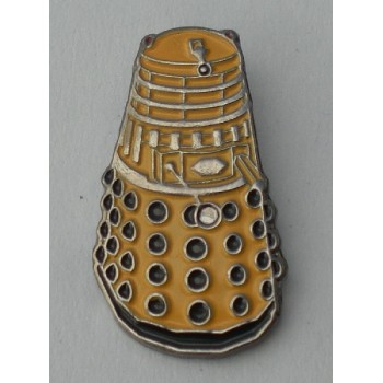 Doctor Who Style Whovian Gold Dalek Pin Badge
