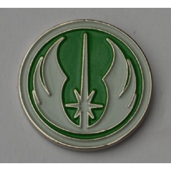 Star Wars Green and Grey Jedi Order Emblem Enamel Pin Badge Star Wars Green and Grey Jedi Order Emblem Enamel Pin Badge