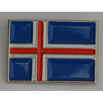 Iceland Icelandic Flag Quality Enamel Pin Badge