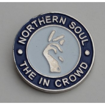 Blue Northern Soul The In Crowd Pin Badge