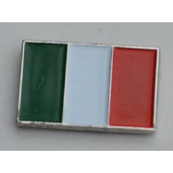 Italian Flag Pin Badge