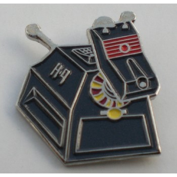 Doctor Who Style Whovian K-9 Pin Badge