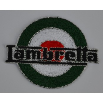 Lambretta Italian Target Sew on or Iron on Patch