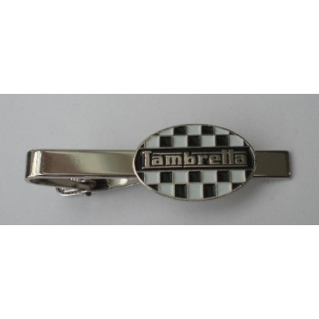 Lambretta Checkerboard Oval Tie-Pin