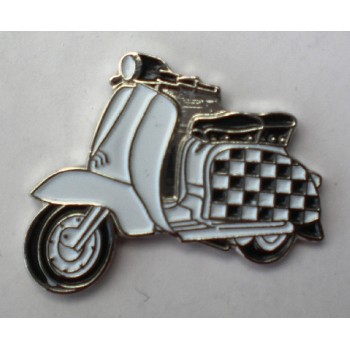 Checkerboard Special Lambretta Scooter Pin Badge Checkerboard Special Lambretta Scooter Pin Badge