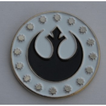 Star Wars New Republic Gold Plated Pin Badge Star Wars New Republic Gold Plated Pin Badge