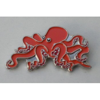 Octopus Pin Badge