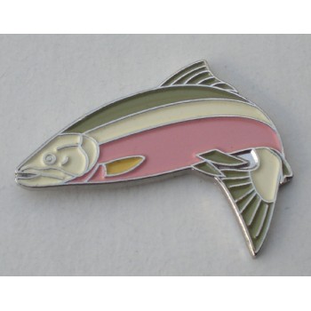 Salmon Pin Badge