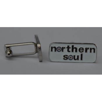 Northern Soul Quality Enamel Cufflinks