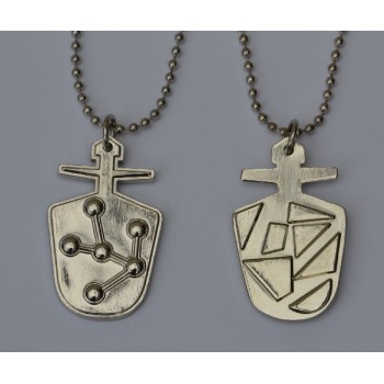 Doctor Who Style Whovian Tardis Key Pendant and Chain