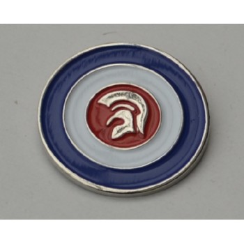 Trojan Mod Target Pin Badge
