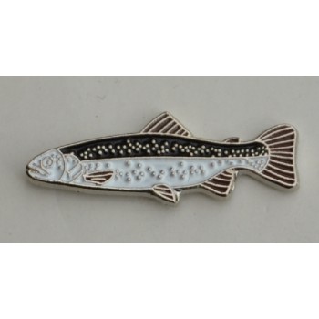 Trout Enamel Pin Badge