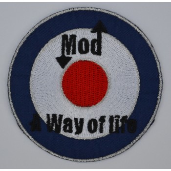 Mod - A Way Of Life - RAF Target Iron on or Sew on Patch