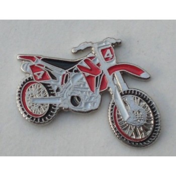 Red Trials Motorcycle Dirt Bike
