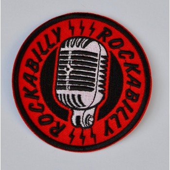 Red Rockabilly Patch