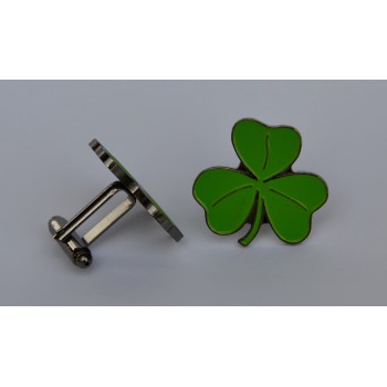 Lucky Irish Shamrock Enamel Cufflinks Lucky Irish Shamrock Enamel Cufflinks
