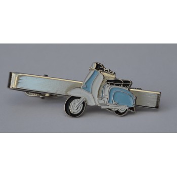 Sky Blue and White Lambretta Tie-Pin