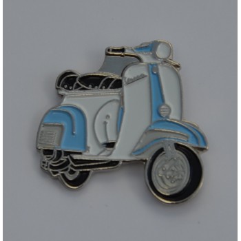 Sky Blue and White Vespa Pin Badge