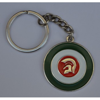 Trojan Italian Target Enamel Keyring Trojan Italian Target Enamel Keyring