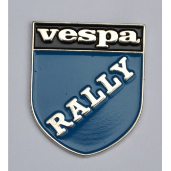 Vespa Rally Shield Enamel Pin Badge